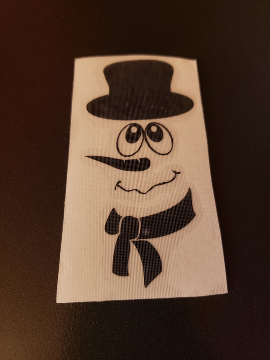 Snowman Vinyl Decal