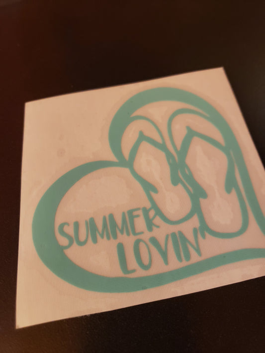 Summer Lovin' Vinyl Decal