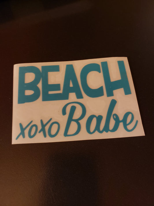 Beach Babe Vinyl Decal