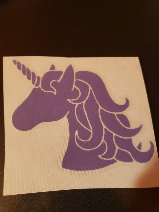 Unicorn Vinyl Decal