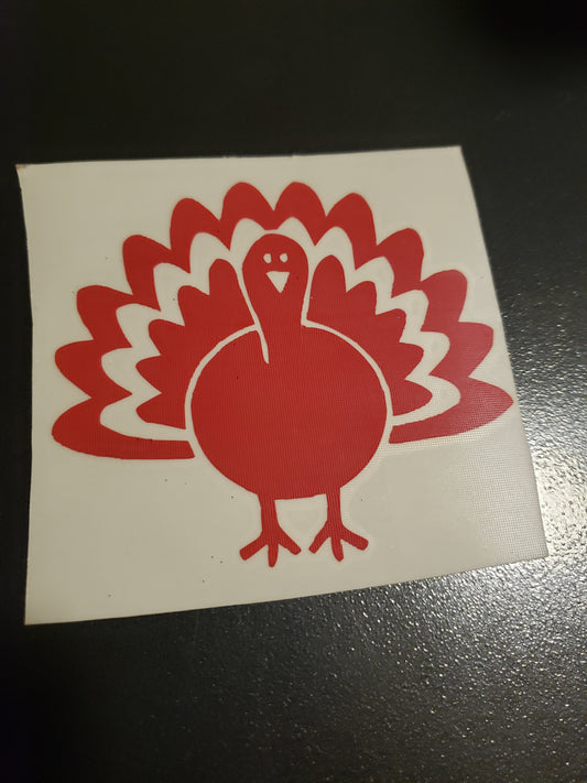 Turkey Vinyl Decal