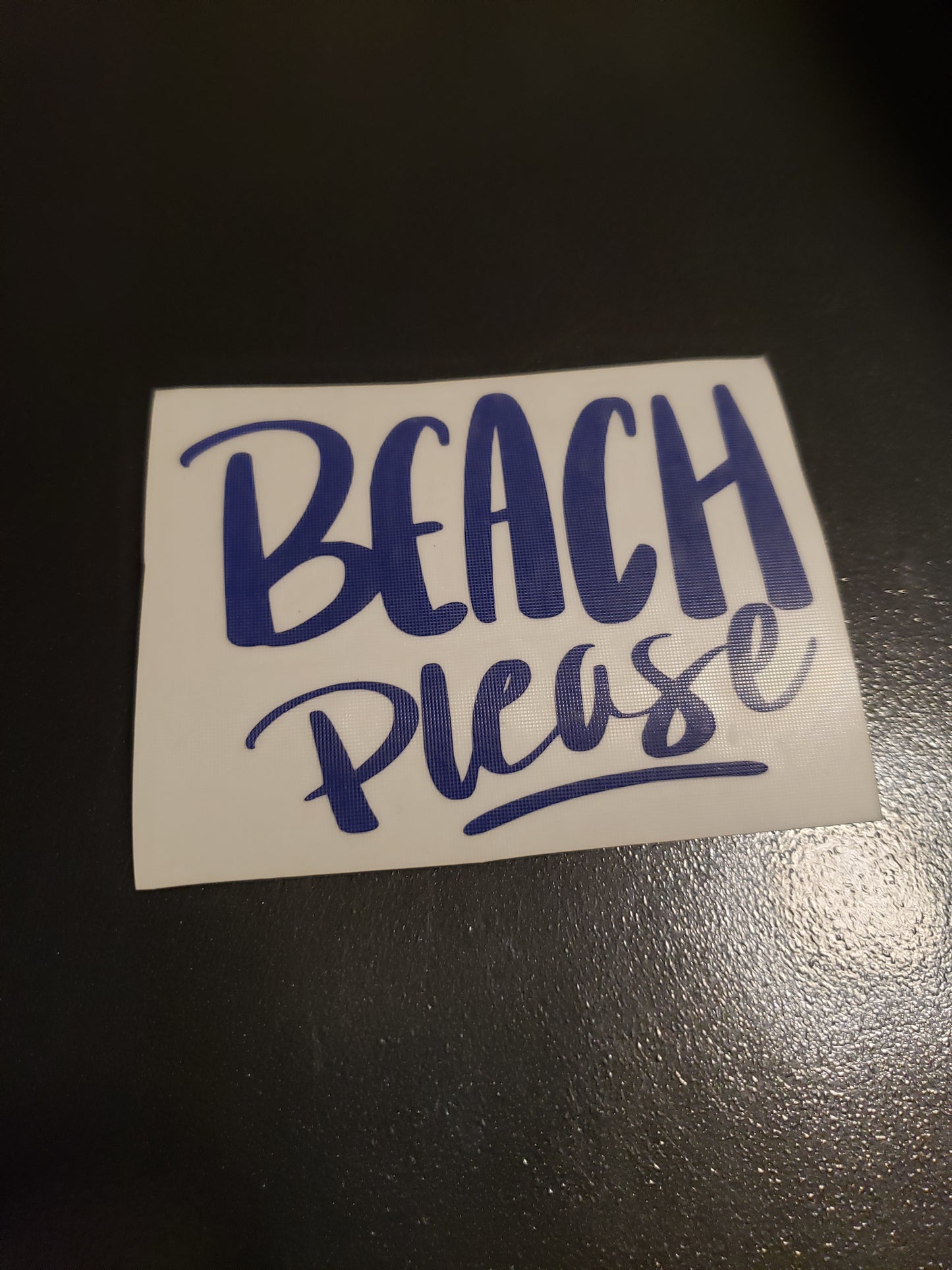 Beach Please Vinyl Decal