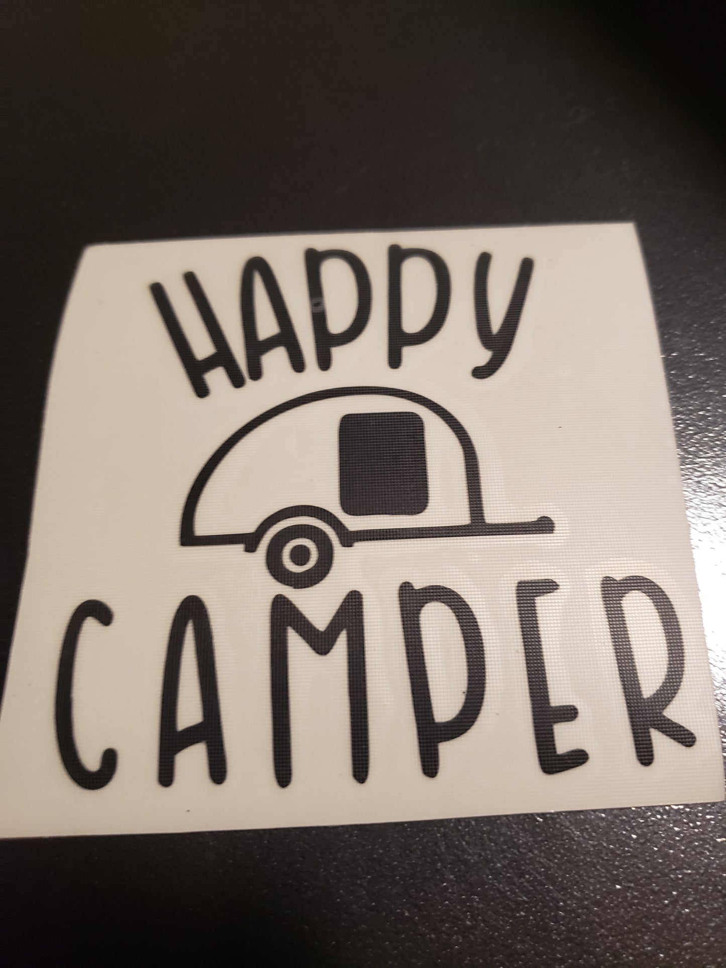 Happy Camper Vinyl Decal