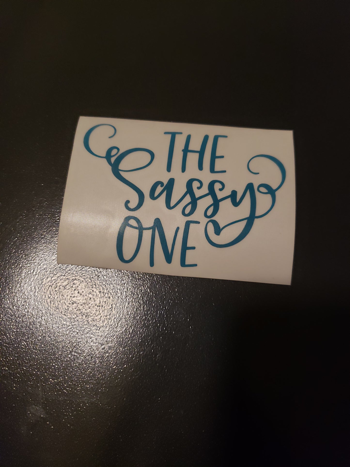 The Sassy One Vinyl Decal